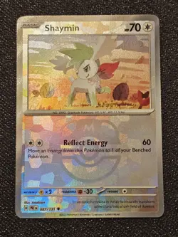 Pokemon TCG Shaymin Master Ball Pattern Holo 087/131 Prismatic Evolutions NM - Image 1