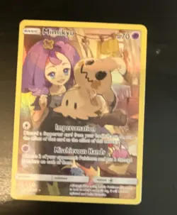 Pokemon Mimikyu Secret Rare Full Art Holo 245/236 Sm-Cosmic Eclipse 70 HP Basic - Image 1