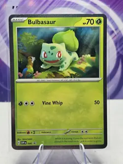 🌀SWIRL🌀 Pokemon TCG Bulbasaur 046 Cosmos Holo Black Star Promo NM - Image 1