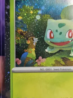 🌀SWIRL🌀 Pokemon TCG Bulbasaur 046 Cosmos Holo Black Star Promo NM - Image 3
