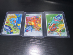 Pokemon First Partner Illustration Collection Series 1 Kanto Gen 1 Starters Set - Image 1