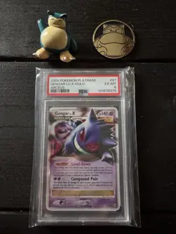 2009 POKEMON PLATINUM ARCEUS #97 GENGAR LV.X-HOLO PSA 6 - Image 1