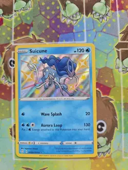 Pokemon TCG Suicune Holo Rare Shining Fates Baby Shiny Vault SV022/SV122 - Image 1