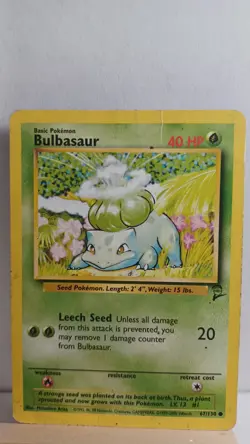 Bulbasaur [HP] - Pokemon TCG Base Set 2 67/130 [Common] - Image 1
