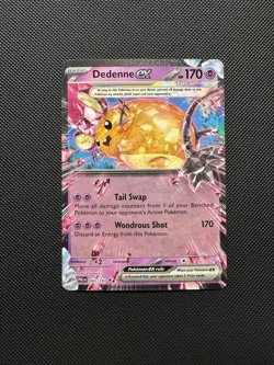 Pokemon TCG Dedenne ex 093/193 Sv02: Paldea Evolved Double Rare Near Mint - Image 1