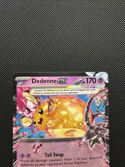 Pokemon TCG Dedenne ex 093/193 Sv02: Paldea Evolved Double Rare Near Mint - Image 3