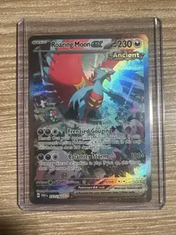Pokemon Roaring Moon ex 251/182 SV04 Paradox Rift Special Illustration Rare - Image 1