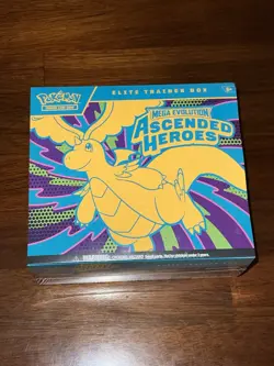 Pokemon TCG Mega Evolution Ascended Heroes Elite Trainer Box Dragonite Zekrom - Image 1