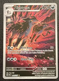 Pokemon TCG: Mightyena Ascended Heroes Illustration Rare 243/217 NM - Pack Fresh - Image 1
