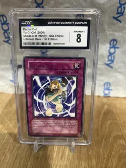YUGIOH KARMA CUT 1st Edition SOI-EN053 Cgc 8 Graded - Image 2