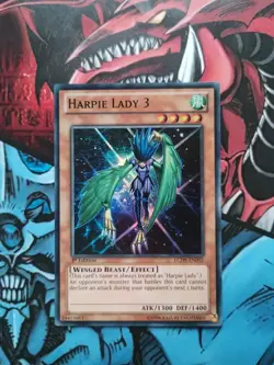 LCJW-EN092 Harpie Lady 3 Super Rare 1st Edition YuGiOh Card - Image 1