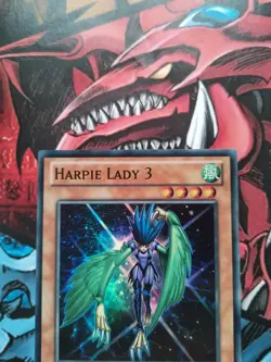 LCJW-EN092 Harpie Lady 3 Super Rare 1st Edition YuGiOh Card - Image 3