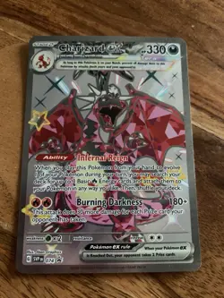 Pokemon TCG Charizard SVP 074 - English Black Star Promo Full Art Card - Image 2