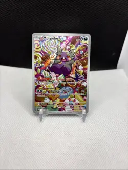 Pokemon TCG Morpeko Paradox Rift Holo Illustration Card 206/182 Near Mint - Image 1
