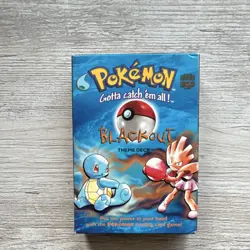 Pokemon TCG Blackout Theme Deck Base Set 1999 Wizards of the Coast 60 Cards - Image 1