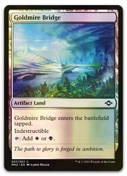 Goldmire Bridge #247 (Foil) (NM) Modern Horizons 2 MH2 Magic MTG - Image 1