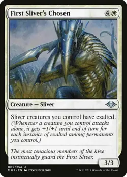 FIRST SLIVER'S CHOSEN X 4 N/M- MODERN HORIZONS MAGIC THE GATHERING - Image 1