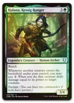 Halana, Kessig Ranger #231 (Foil) (NM) Commander Legends CMR Magic MTG - Image 1