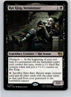 Magic the Gathering Rat King, Verminister Teenage Mutant Ninja Turtles MTG - Image 1