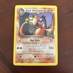 Dark Charizard 21/82 Holo Team Rocket Pokemon Mp - Image 1