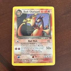 Dark Charizard 21/82 Holo Team Rocket Pokemon Mp - Image 2