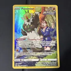 Pokemon Passimian TG08/TG30 Silver Tempest Ultra Rare Full Art Rapid Strike Hol… - Image 1