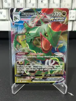 Pokemon TCG Rayquaza Vmax Crown Zenith 101/159 Holo - Image 1