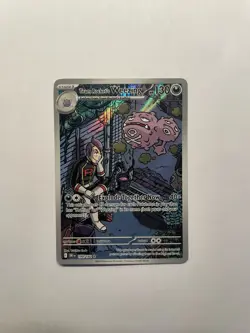 Team Rocket's Weezing - 199/182 Illustration Rare Destined Rivals Pokemon - NM - Image 1
