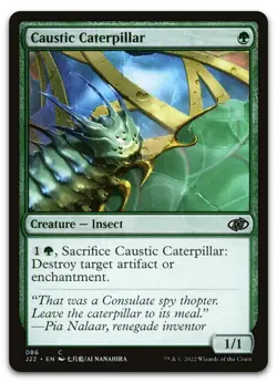 Caustic Caterpillar #86 (NM) Jumpstart 2022 J22 Magic MTG - Image 1