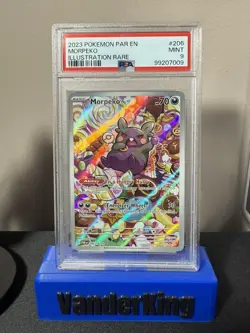 2023 Pokemon Paradox Rift Morpeko 206/182 Illustration Rare PSA 9 - Image 1