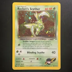 Pokemon Vintage Holo Rocket’s Scyther 13/132 Gym Heroes 2000 WotC - Image 1