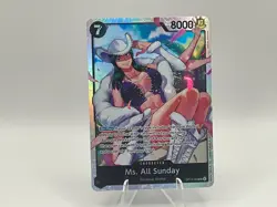 2026 One Piece Ms. All Sunday OP14-084 SR The Azure Sea's Seven Foil Super Rare - Image 2