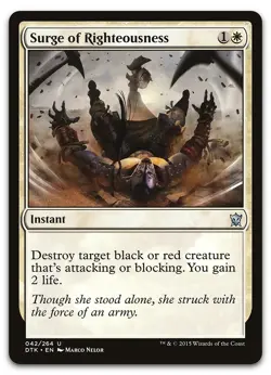 Surge of Righteousness #42 (LP) Dragons of Tarkir DTK Magic MTG - Image 1