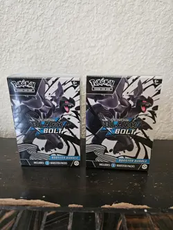 Pokemon Scarlet & Violet Black Bolt Booster Bundle Zekrom Trading Card Game - Image 1