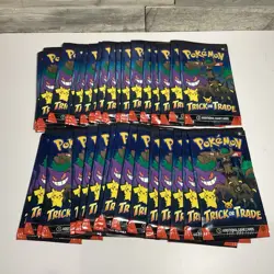 35 Packs Pokemon TCG Trick or Trade Booster Packs 2024 Halloween Card Lot Bundle - Image 1