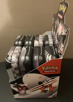 EMPTY Pokemon mini tin DISPLAY 8 EMPTY tins, includes stickers but NO CARDS - Image 3
