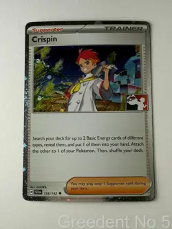 Crispin 133/142 Uncommon Prize Pack Series Cards Pokemon Near Mint - Image 1