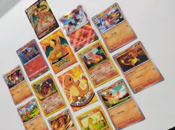 Charizard Charmander Evo Line Pokemon Bundle | Vintage | Base | Topps Cards Lot - Image 2