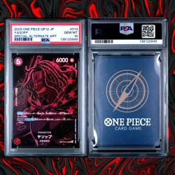 2025 ONE PIECE OP 12 JPN YASOPP SPECIAL ALTERNATE ART CARD # 013 PSA 10 - Image 2