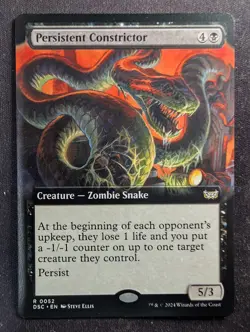 Persistent Constrictor - Extended - Duskmourn Commander (MTG) - Image 1