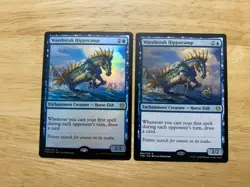 Lot Of 2 mtg Wavebreak Hippocamp 080/254 1 Foil and 1 Regular LP - Image 1