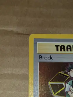 Pokemon Vintage Holo Brock 15/132 Gym Heroes 2000 WOTC Holo Trainer - Image 5