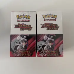 2x Pokemon TCG Destined Rivals 18 Pack Half Booster Box New Factory Sealed - Image 1