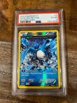 POKEMON 2015 XY Roaring Skies ARTICUNO Reverse Foil #17 PSA 6 RARE - Image 1