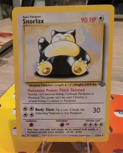 Pokemon TCG Snorlax Jungle 27/64 RARE Near Mint - Image 1
