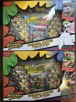 Pokemon Ascended Heroes Premium Poster Collection Set of 2! Lucario & Gardevoir - Image 1