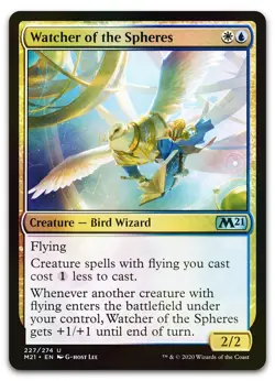 Watcher of the Spheres #227 (Foil) (NM) Core Set 2021 M21 Magic MTG - Image 1