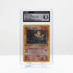 Pokemon Blaine's Moltres #1 Holo Gym Heroes 1st Ed 2000 - CGC 8.5 Error - Image 2