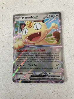 Meowth Ex 062/088 - Double Rare - Mega Evolution: Perfect Order - Pokemon TCG - Image 1