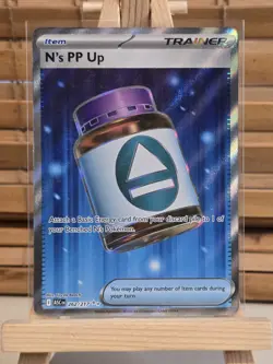 N's PP Up 262/217 Full Art Trainer - ASC EN Ascended Heroes Pokemon - NM - Image 1